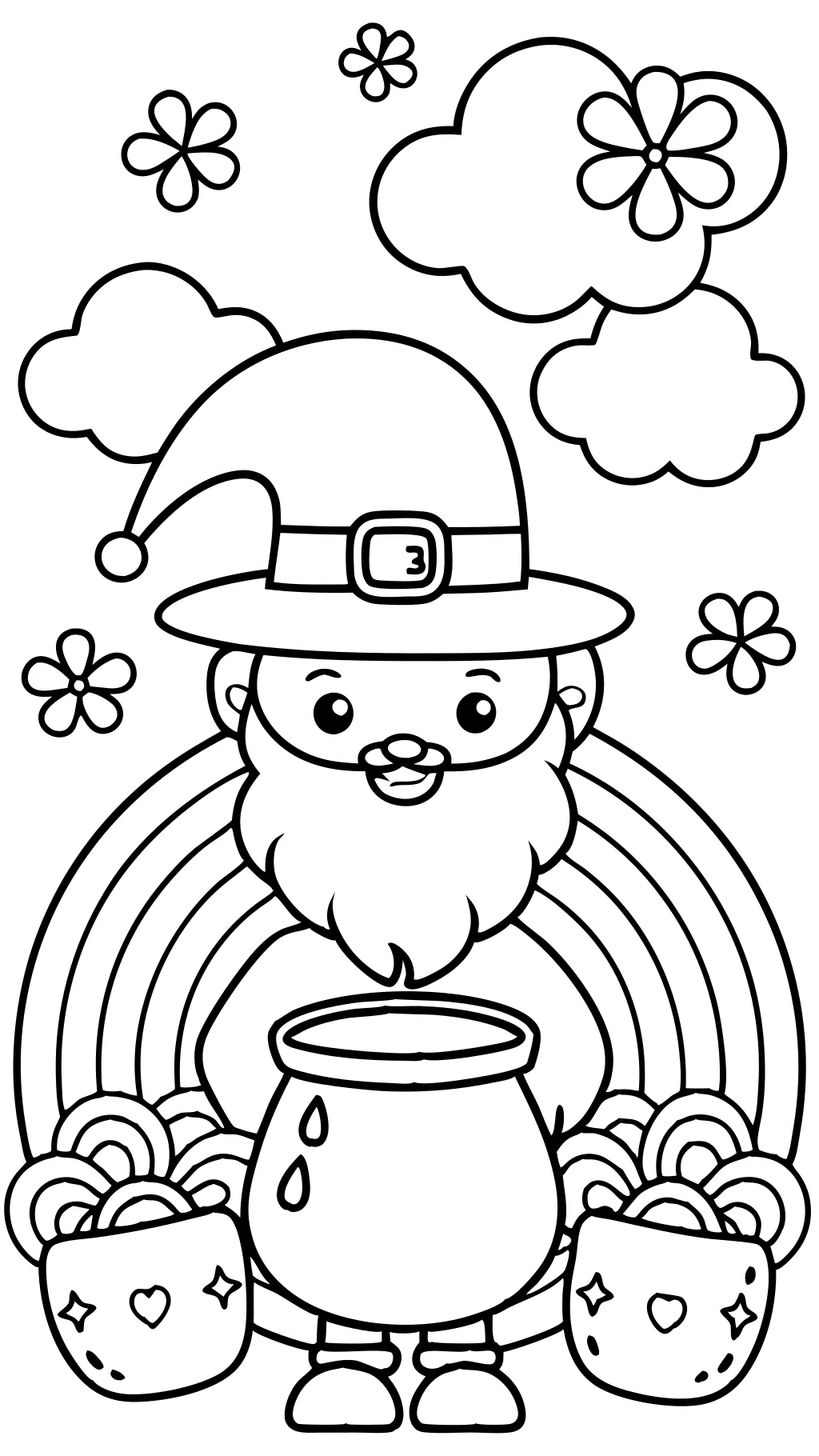 st patrick’s day coloring page